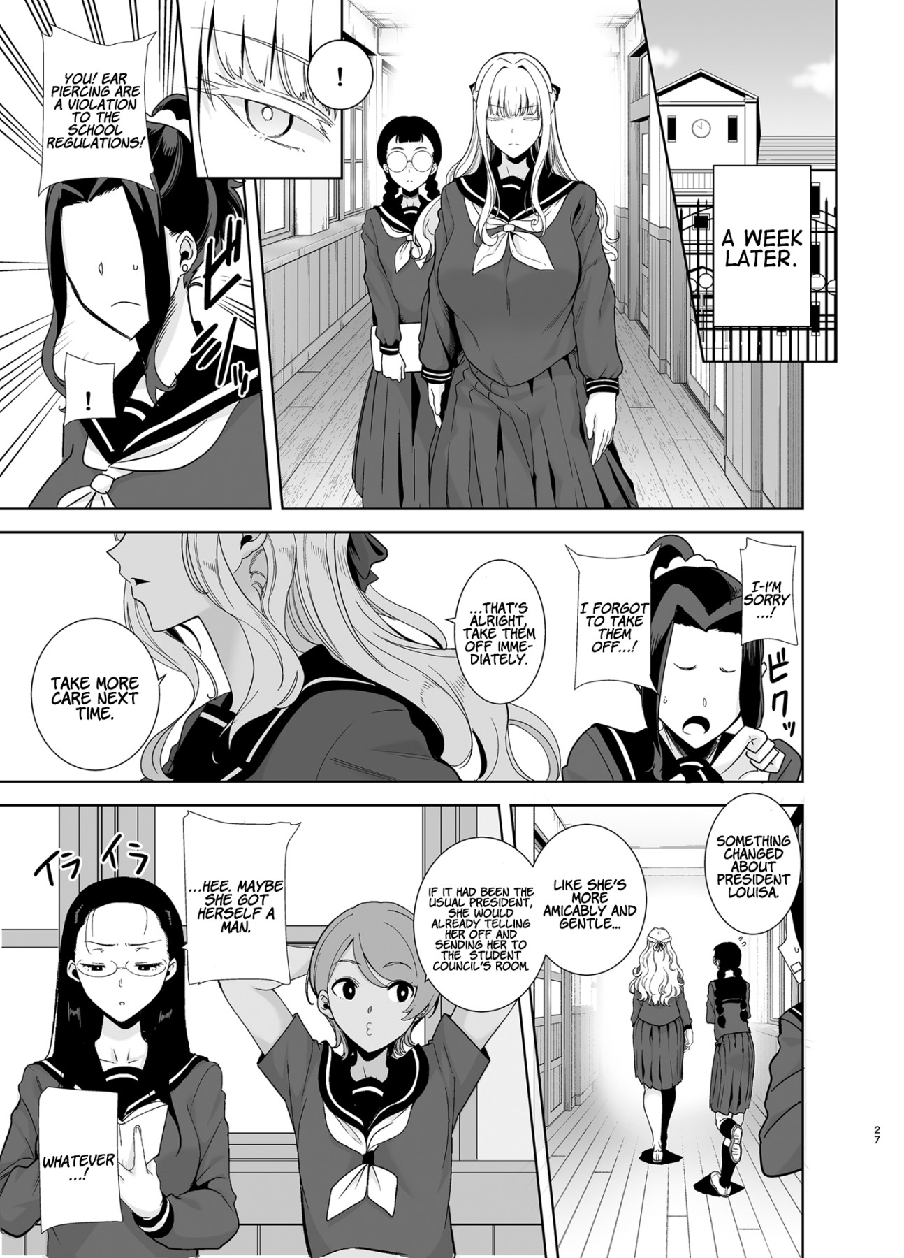 Hentai Manga Comic-Seika Girls' Academy High School's Official Rod Oji-san 4-Read-26